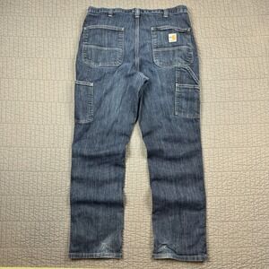 Carhartt FR Utility Jeans Men's 34x30 NFPA 2112 Denim‎ Flame Resistant Workwear